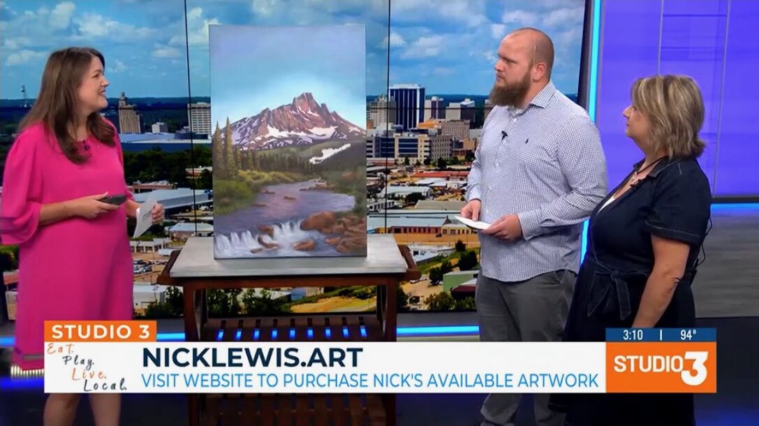 Nick at WLBT Studio 3 in Jackson